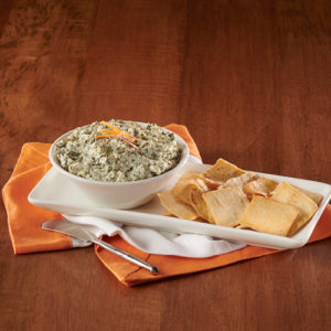 spinach dip nutrition label